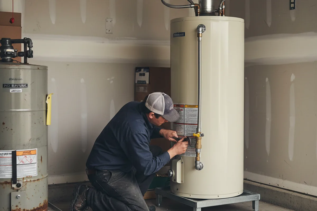 Water heater and shutoff valve replacement in Cle Elum
